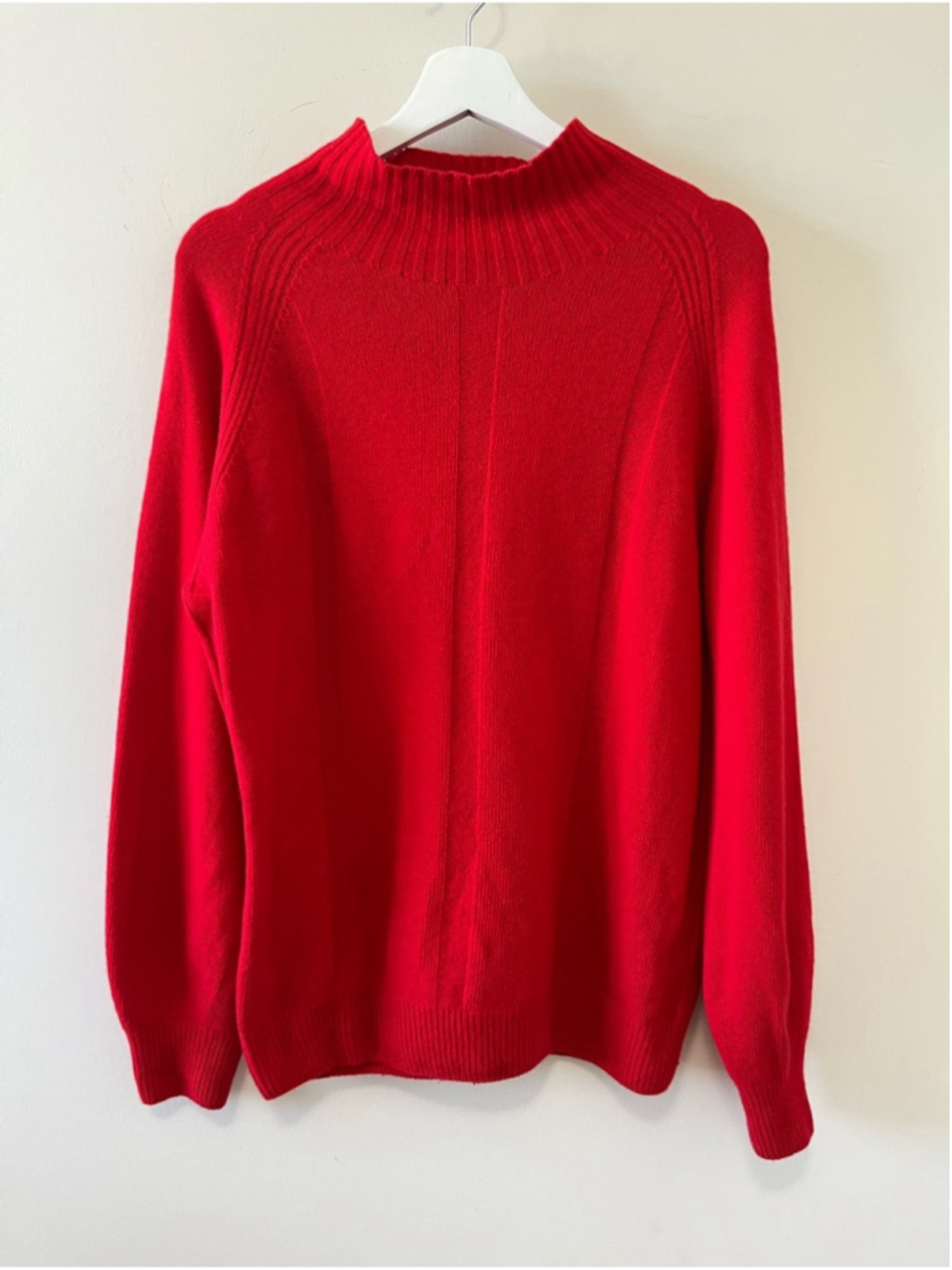 Bianco & Blu Made in Italy Merino Wool Cashmere Blend Sweater Size L